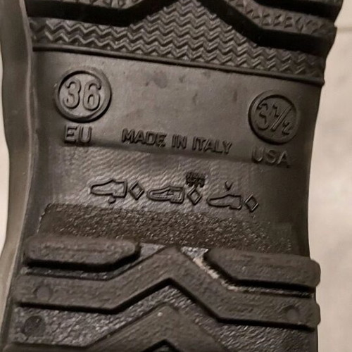 Boots-Galotses No 36 black, like new, Made in Italy