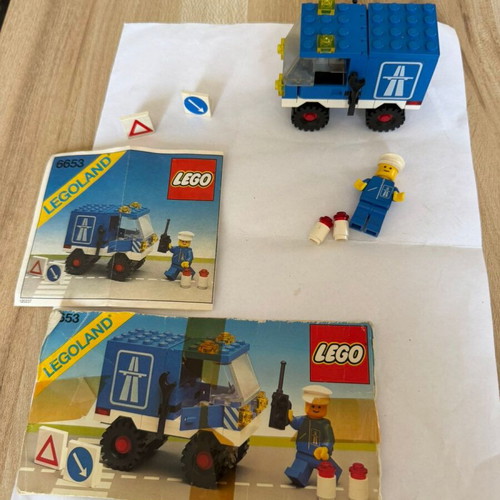 6653 LEGO Legoland Vintage Classic Highway Maintenance Truck