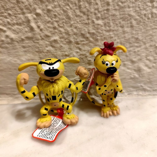 Marsupilami and Marsupilamina figures Plastoy new collectible set