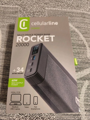 Cellularline Rocket Power Bank καινούργιο, για Macbook και tablet