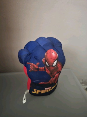 Spiderman punch glove slightly used