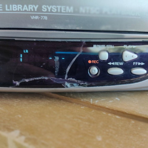 Sanyo VHR-778G VHS video player for parts