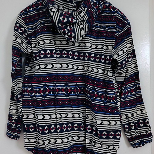 H&M Flannel Zip-up Hoodie like new, women's size S 36
