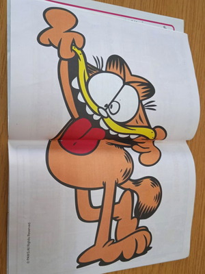 Garfield comic magazines used, issues 126 and 141 from 2002