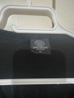 Μπλούζα Amsterdam 23 μεταχειρισμένη, μέγεθος Μ, μαύρο και άσπρο