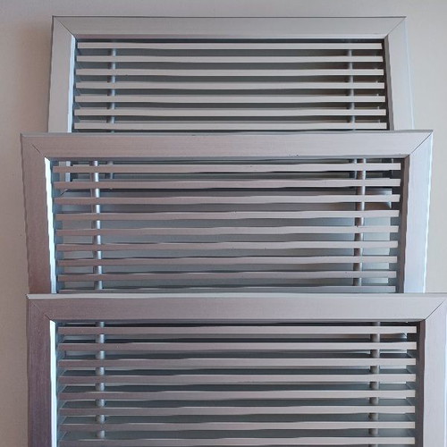 Energy Fireplace Aluminum Vents set of 3 like new