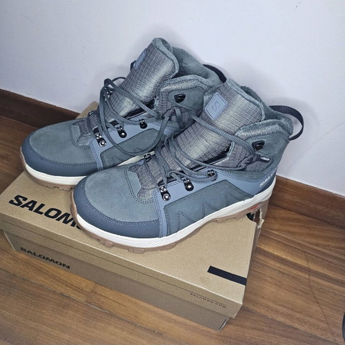 Salomon boots new, grey, winter hiking and ski shoes