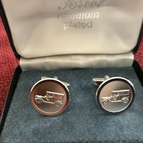 Ascot cufflinks like new, silver