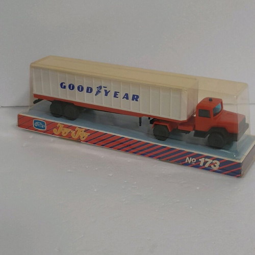 Joy Toy Iveco truck No 173 with Goodyear trailer new
