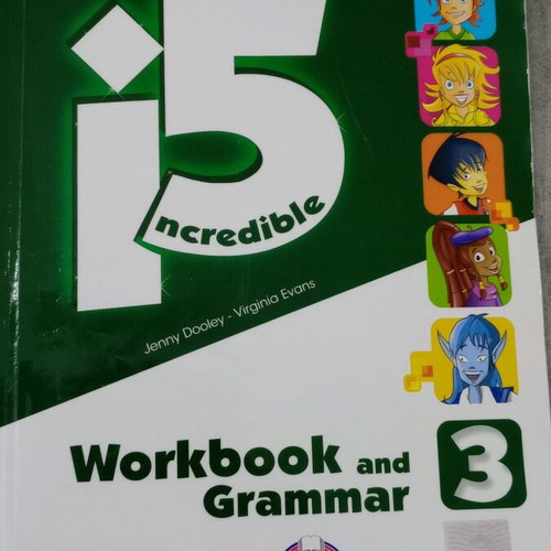 Incredible 5 3 English books like new, marked with pencil