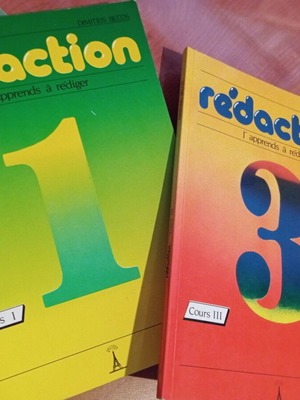 Redaction Cours I and III used French language books for students