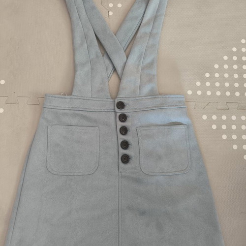 Dress salopette with straps new, blue, Pink Woman, size L