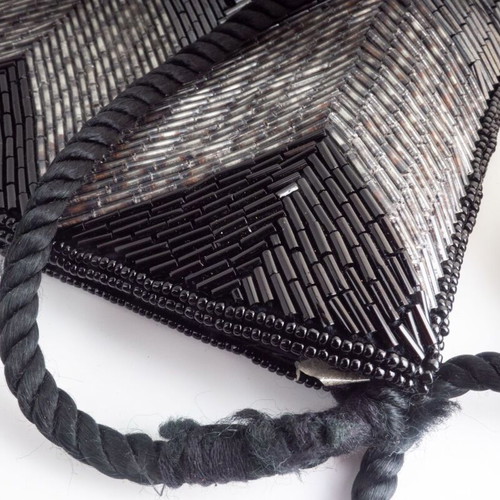Vintage Beaded Evening Shoulder Bag μεταχειρισμένη