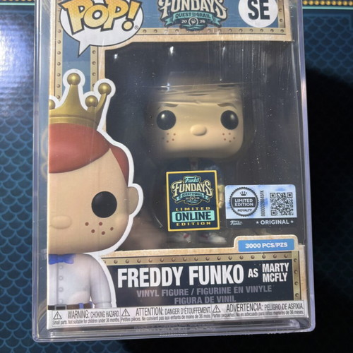 Funko Pop Freddy Funko as Marty McFly limited edition 3000 Fundays 2026