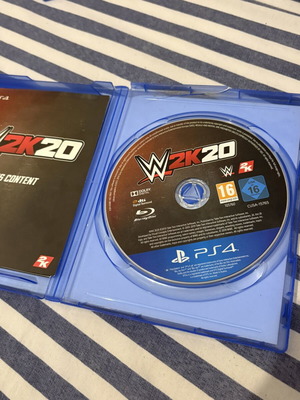 WWE 2K20 PS4 game, complete with case