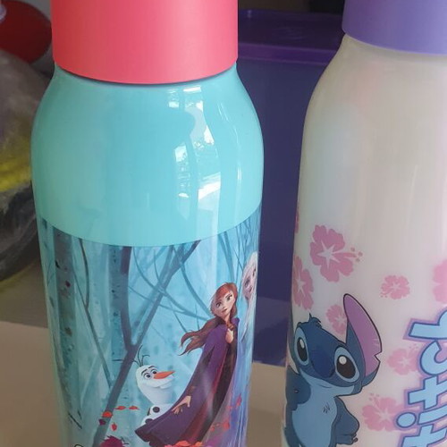 Tupperware Frozen and Stitch children's water bottles 750 ml