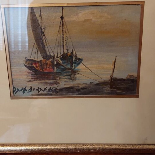 Seascape Paintings Set by Alexandros Dialetis like new