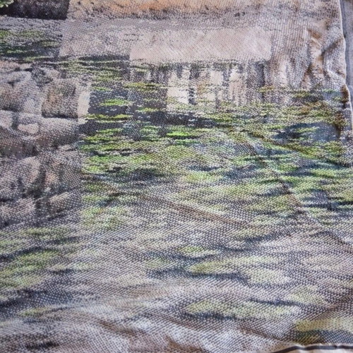 Vintage Chinese Silk Brocade Tapestry 27x45 cm used