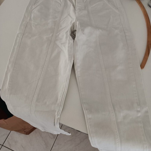 Women's pants pack of 3 like new, white and beige, size XS