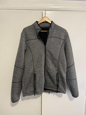 Jacket with wool lining like new, size Large