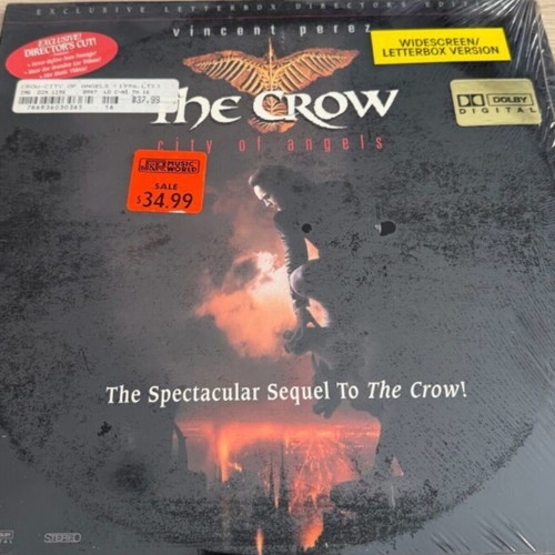 Laser Disc The Crow City Of Angels Directors Cut Edition like new
