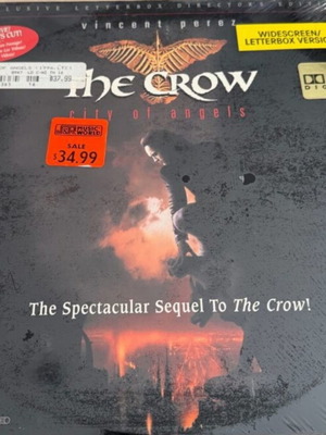Laser Disc The Crow City Of Angels Directors Cut Edition like new