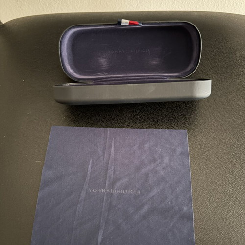 Tommy Hilfiger hard sunglasses case, blue