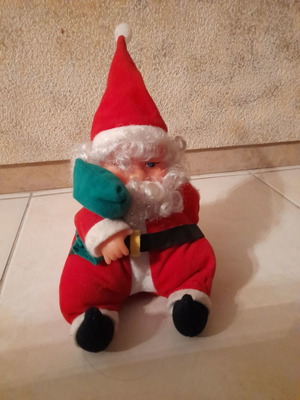 Λούτρινος Άγιος Βασίλης μεταχειρισμένος με μπαταρίες