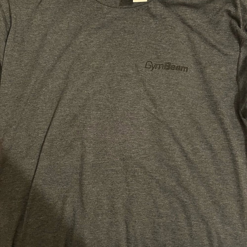 Gymbeam t shirt like new, gray, size M
