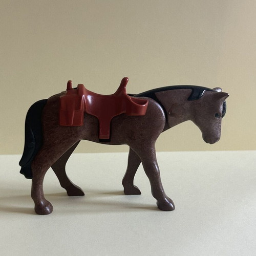 Playmobil Western bandit on horse