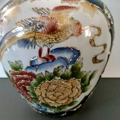 Royal Satsuma vases used, pack of 3, height 23 cm