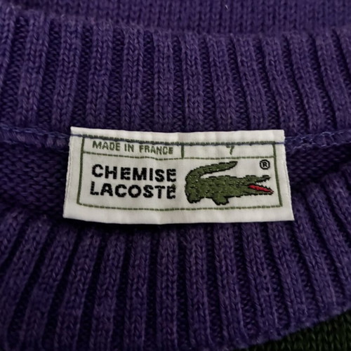 Lacoste vintage pullover rare, like new, multicolor