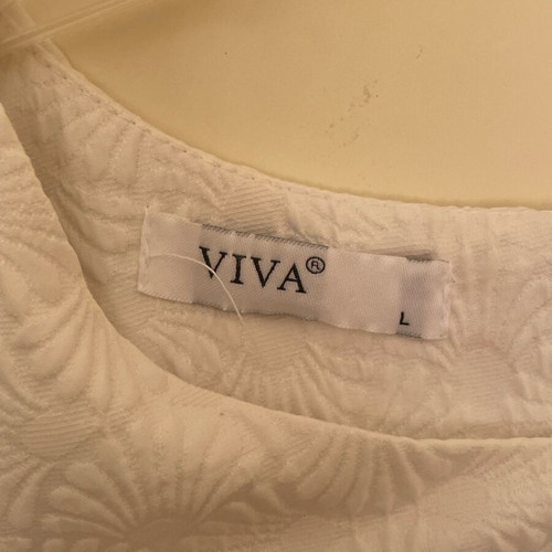 Viva summer dress like new, white, size L