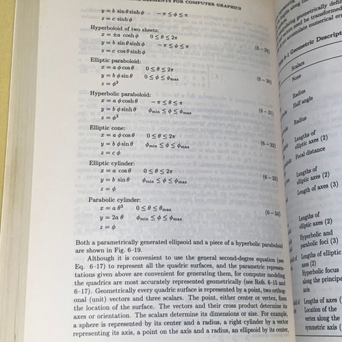 Mathematical Elements for Computer Graphics book like new