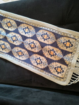 Handmade table runner new embroidered by hand 1.10m