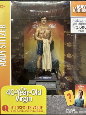 Andy Stitzer The 40 Year Old Virgin Movie Maniacs Figure Limited Edition 3600