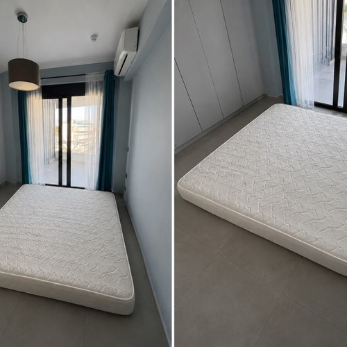 Spring mattress firm with pocket springs, removable cover, like new 140x200 cm