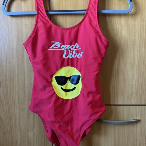 Red swimming suit, size XS / 34 / 6