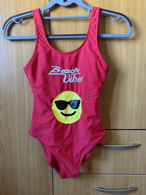 Red swimming suit, size XS / 34 / 6