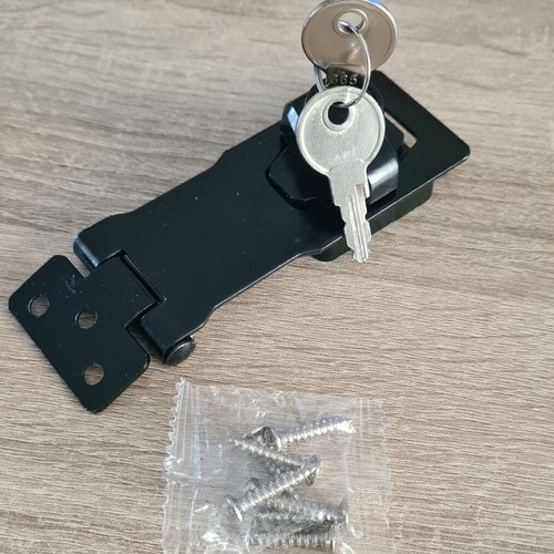 Lock for cabinets, drawers, doors, black color new