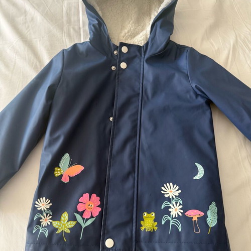 Marks & Spencer waterproof jacket for girl 4-5 years like new, blue