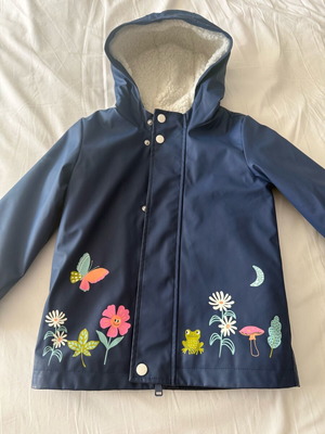 Marks & Spencer waterproof jacket for girl 4-5 years like new, blue
