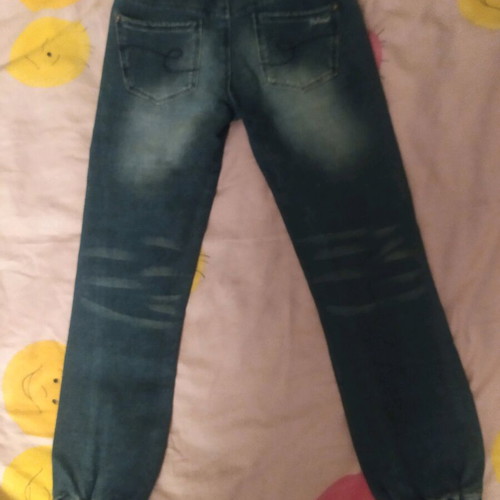 Retour No 8 Denim de Luxe Jeans like new, elastic waist, blue, age 8