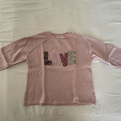 Zara blouses for 6-year-old girl 116 cm like new, white and pink