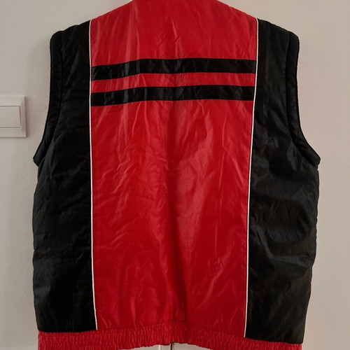 Vintage unisex 2-in-1 jacket 90s red and black like new