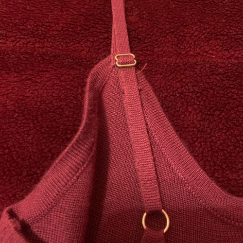 Bordeaux Elastic Dress Like New XS-M With Adjustable Straps