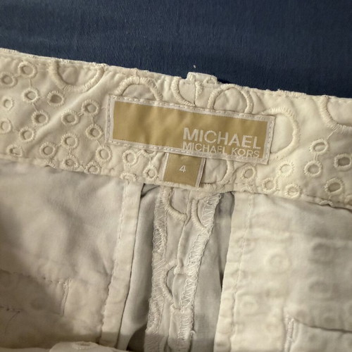 Michael Kors women's shorts, white, low waist, size S