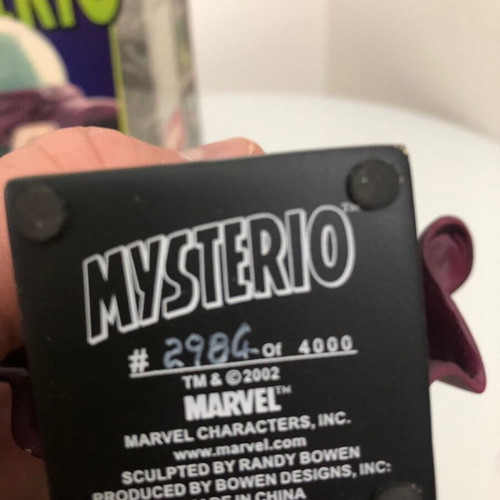 Mysterio Resin Bowen Bust used, limited edition Marvel Comics