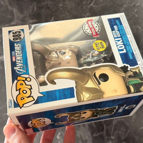 Marvel Funko Pop Bundle with Deadpool, Doctor Strange Chase, Loki, Thor, Groot & Avengers 6-Pack