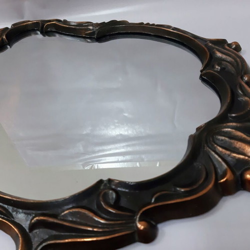 Baroque Russian wall mirror vintage like new 56×45 cm